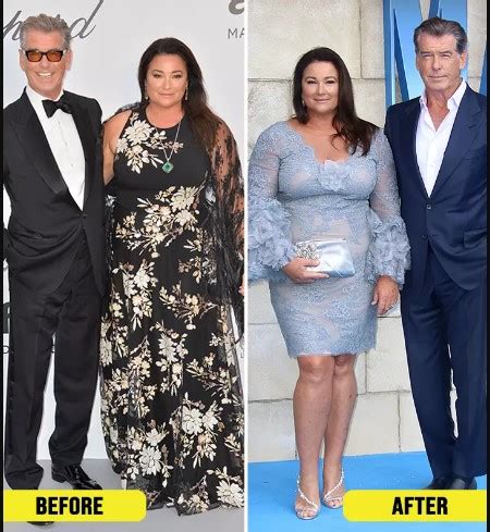 pierce brosnan wife today after weight loss